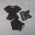 3 Pcs Set Women's Yoga Suit Fitness Clothing Sportswear For Female Workout Sports Clothes Athletic Running Yoga Suit Sets