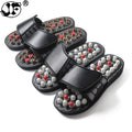 Acupoint Massage Slippers For Men Women Sandals Feet Chinese Acupressure Therapy Medical Rotating Foot Massager Shoes Unisex988